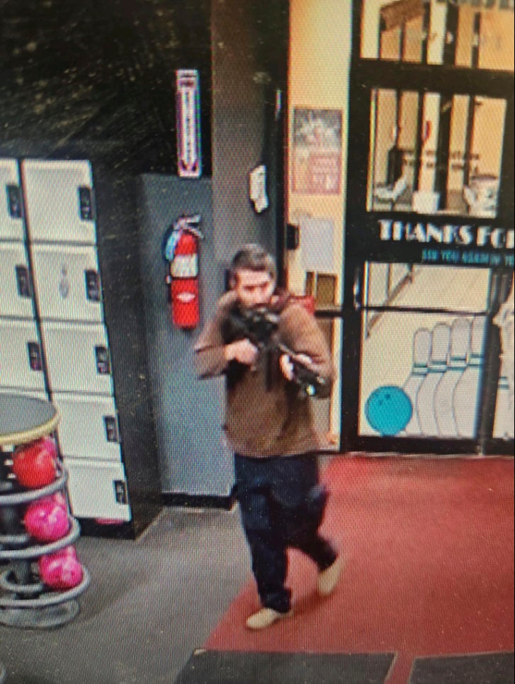 An image of the gunman released by Androscoggin County Sheriff’s Office