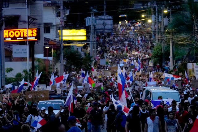 PANAMÁ-MINERÍA PROTESTAS