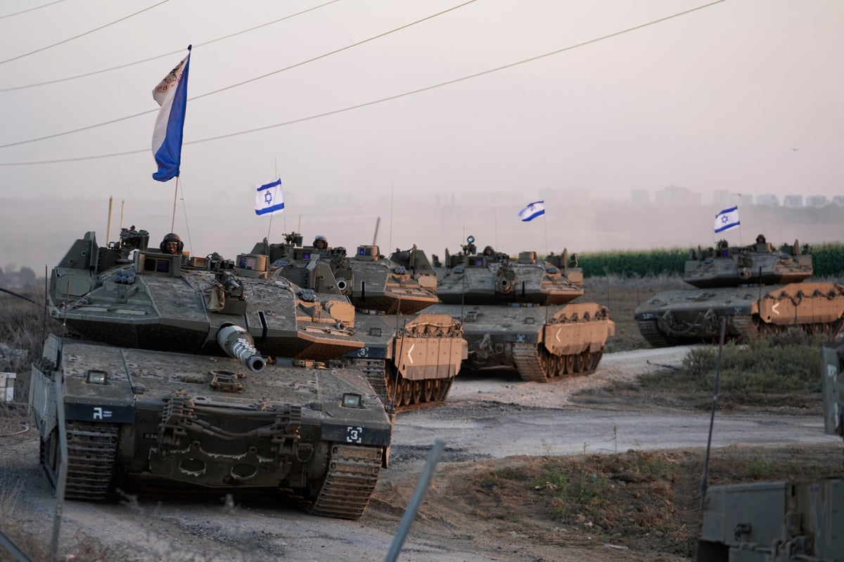 Israel-Hamas live: Israeli tanks enter Gaza as part of ‘targeted’ raid ahead of full-scale ground invasion