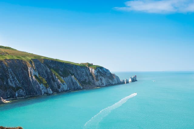 <p>The Needles are one of the Isle of Wight icons </p>