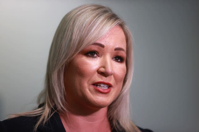 Sinn Fein Stormont leader Michelle O’Neill has again called for the return of the Stormont powersharing institutions (Liam McBurney/PA)