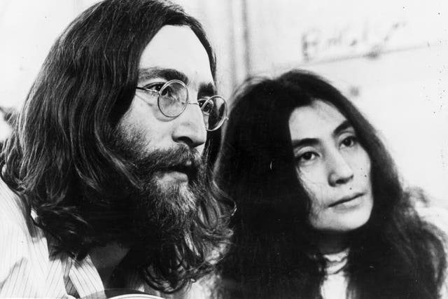 <p>John and Yoko in 1969, the year he told The Beatles he planned on quitting</p>