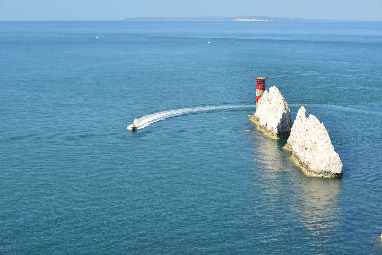 Take a high-speed rib from Alum Bay for a whistle-stop tour on the water