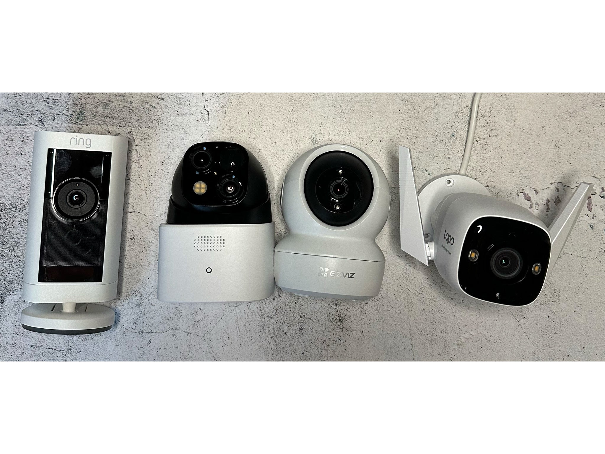 A selection of the best home security cameras we tested