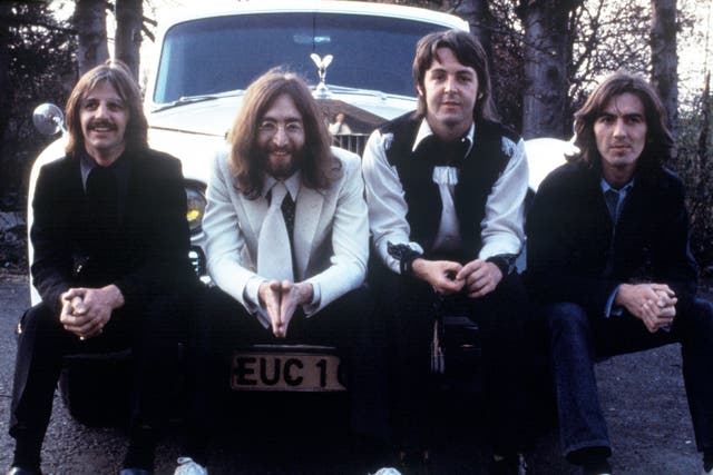 <p>The Beatles in 1969: Ringo Starr, John Lennon, Paul McCartney and George Harrison</p>