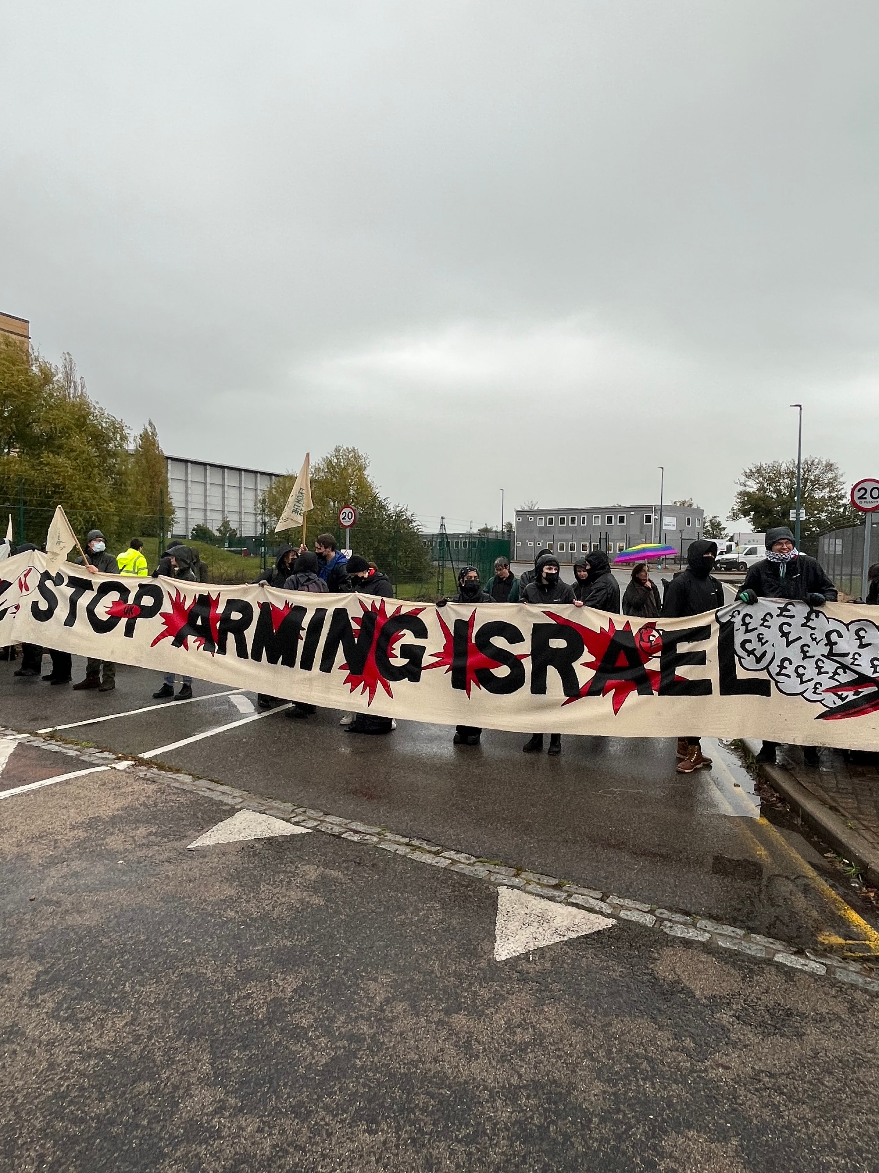 Teachers, doctors and academics were all present in urging the UK government to “Stop arming Israel”