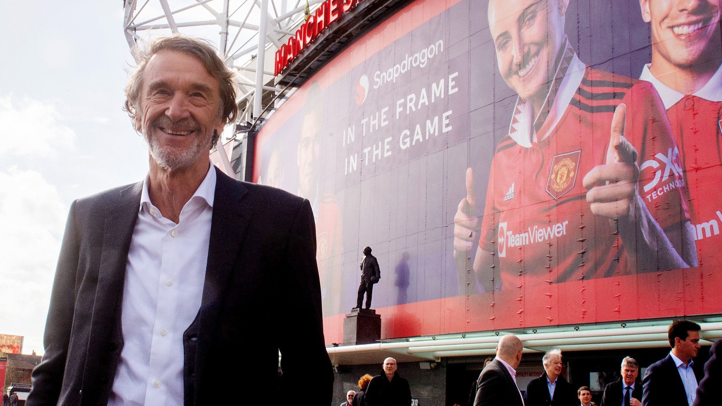 Sir Jim Ratcliffe is closing in on a 25 per cent stake in the club