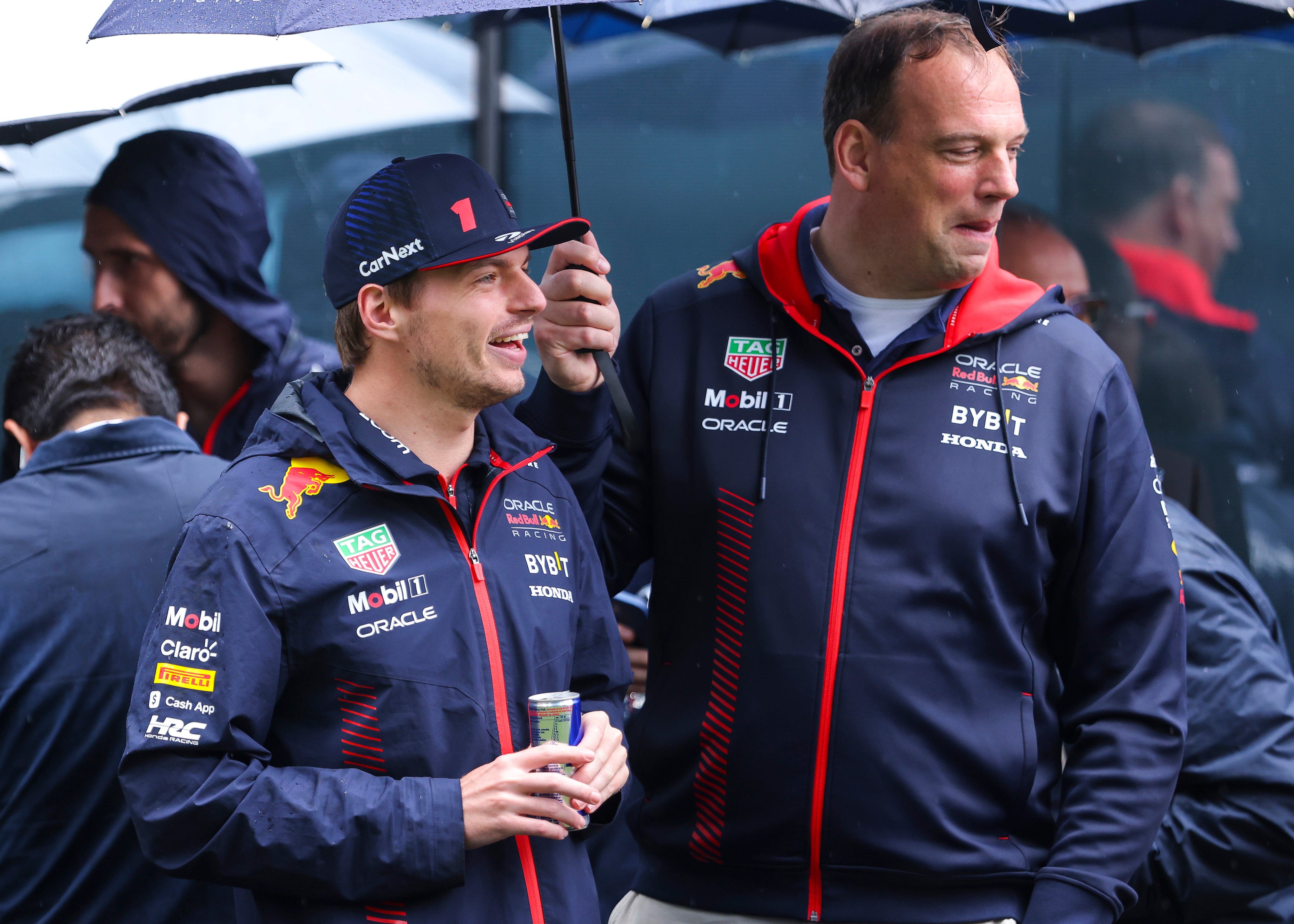 Max Verstappen, left, will be accompanied by two bodyguards in Mexico City this weekend