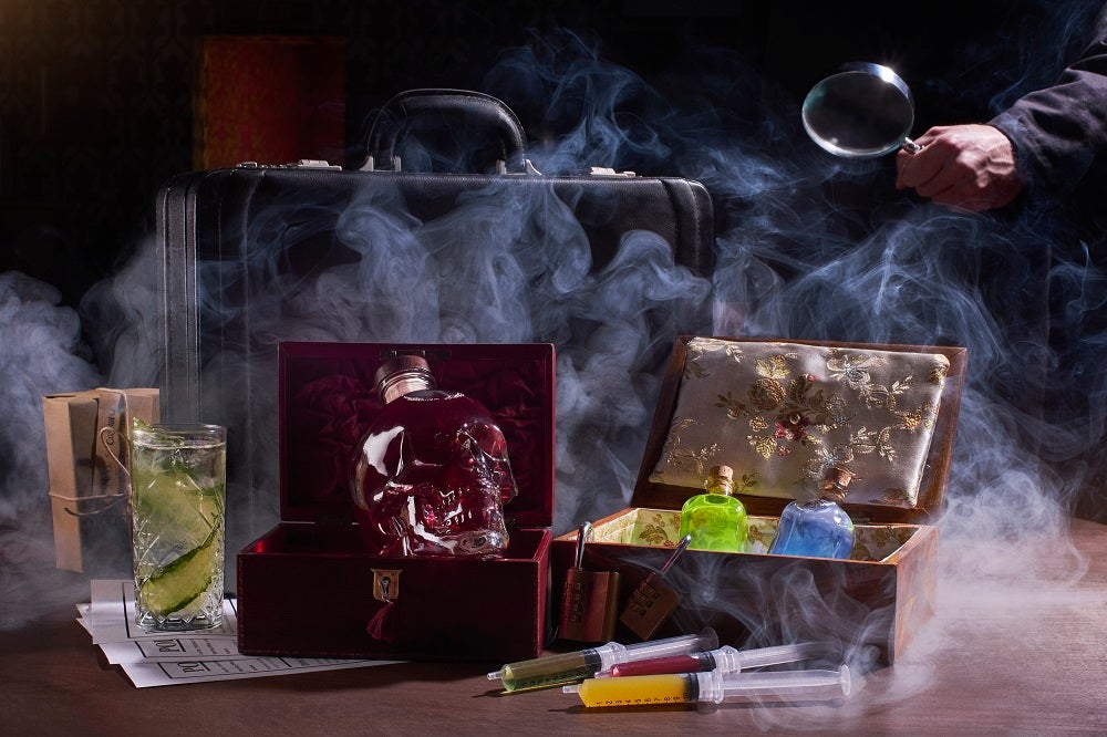 Crack the case to find the ingredients in this immersive cocktail mystery