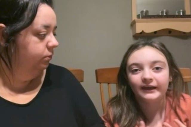 <p>Zoey and her mother speak out after they became the latest survivors of gun violence</p>