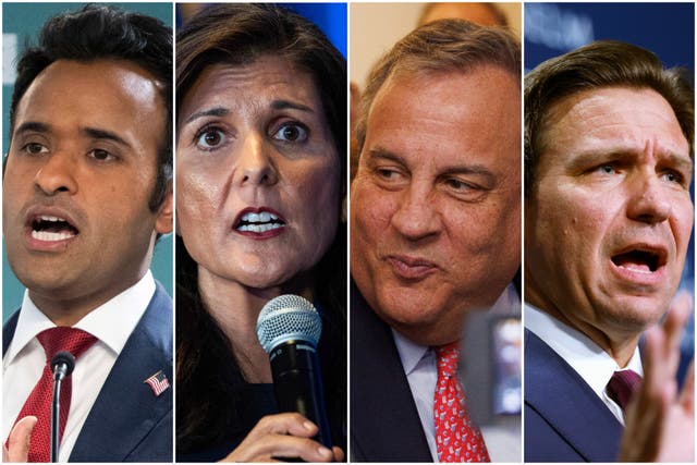 <p>Vivek Ramaswamy, Nikki Haley, Chris Christie, and Ron DeSantis have qualified for the third Republican primary debate</p>