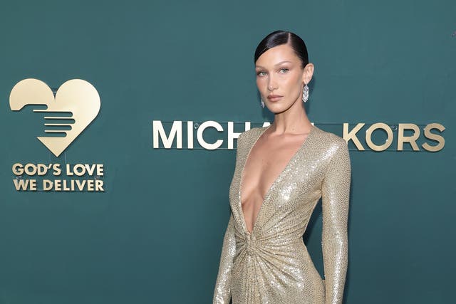 <p>Bella Hadid attends God's Love We Deliver 16th Annual Golden Heart Awards at The Glasshouse on October 17, 2022 in New York City.</p>