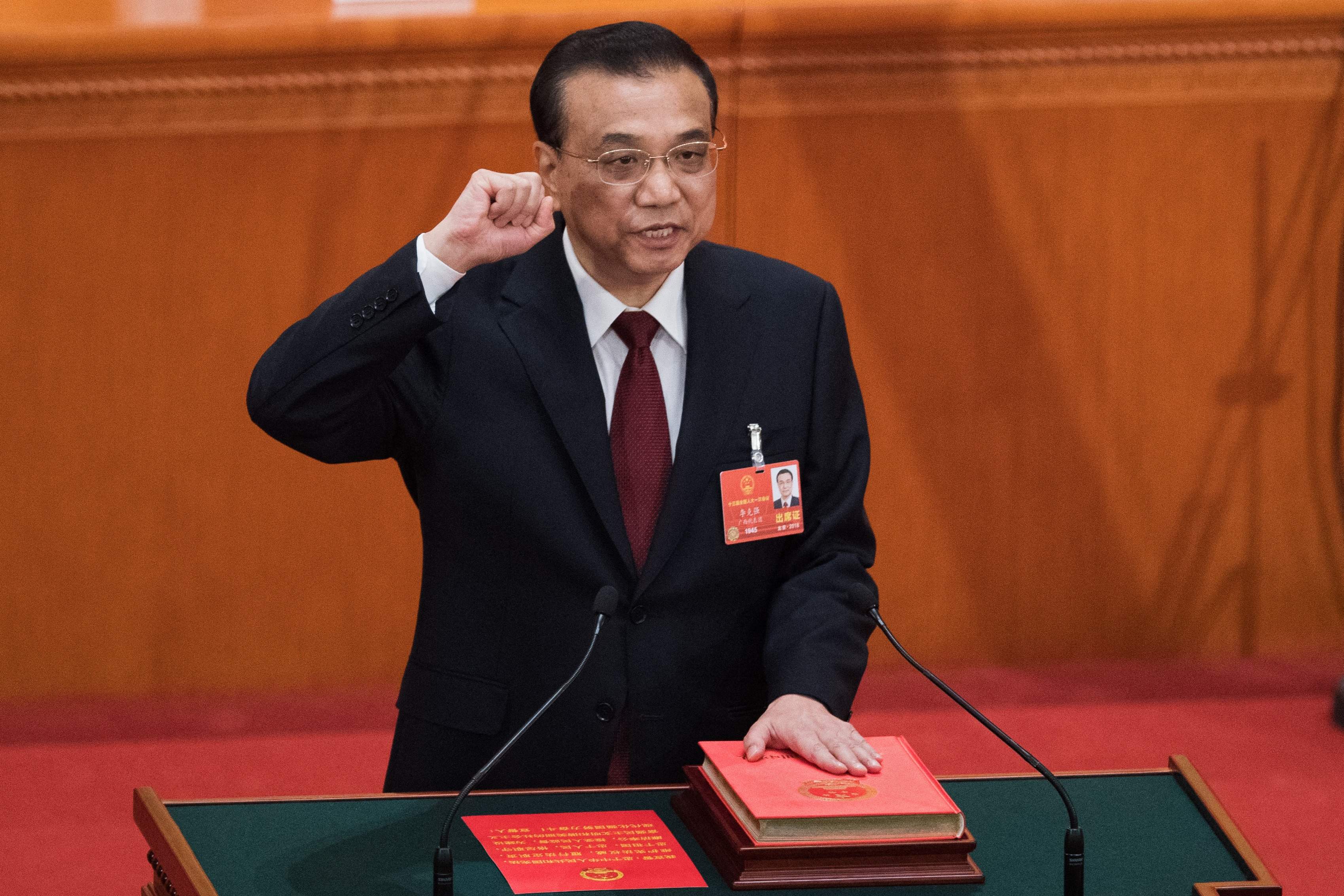 Former Chinese premier Li Keqiang