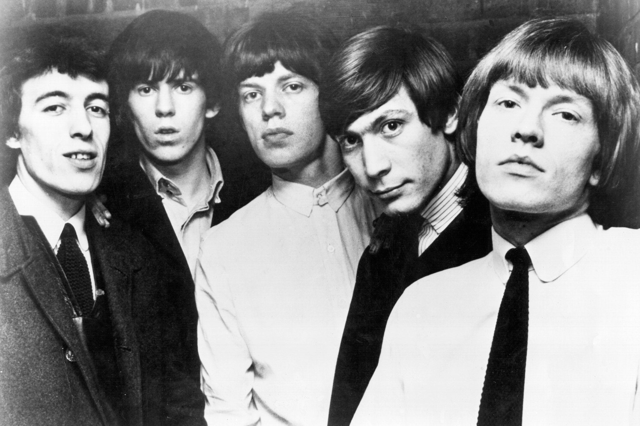 1964: Bill Wyman, Keith Richards, Mick Jagger, Charlie Watts, Brian Jones