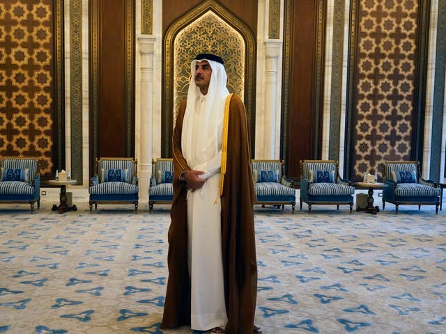 <p> Qatari Emir Sheikh Tamim bin Hamad Al Thani </p>