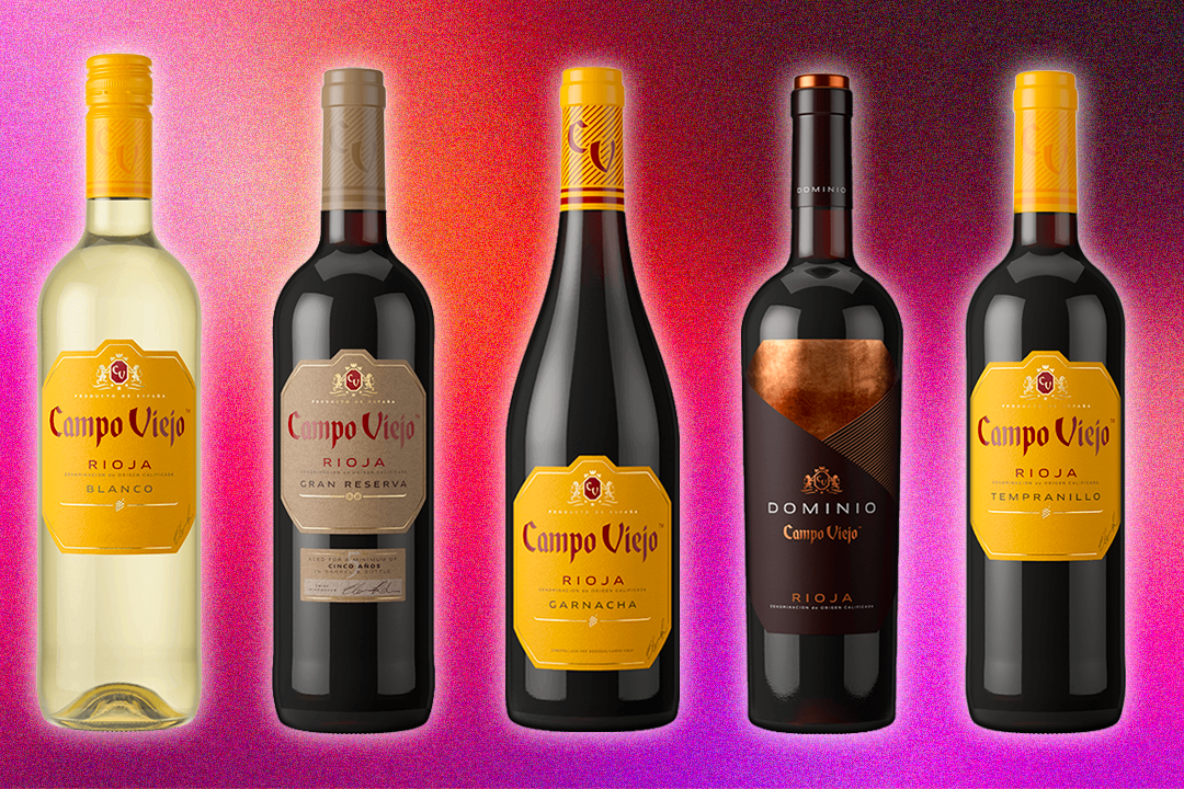 The ‘wine-up’: Red, white and rosé options are all included
