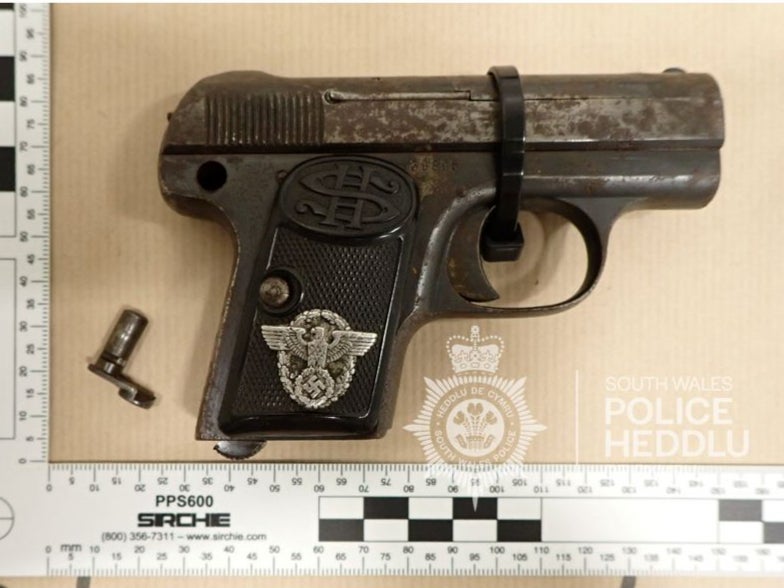 <p>A gun used by a gang led by Fortune Lawson</p>