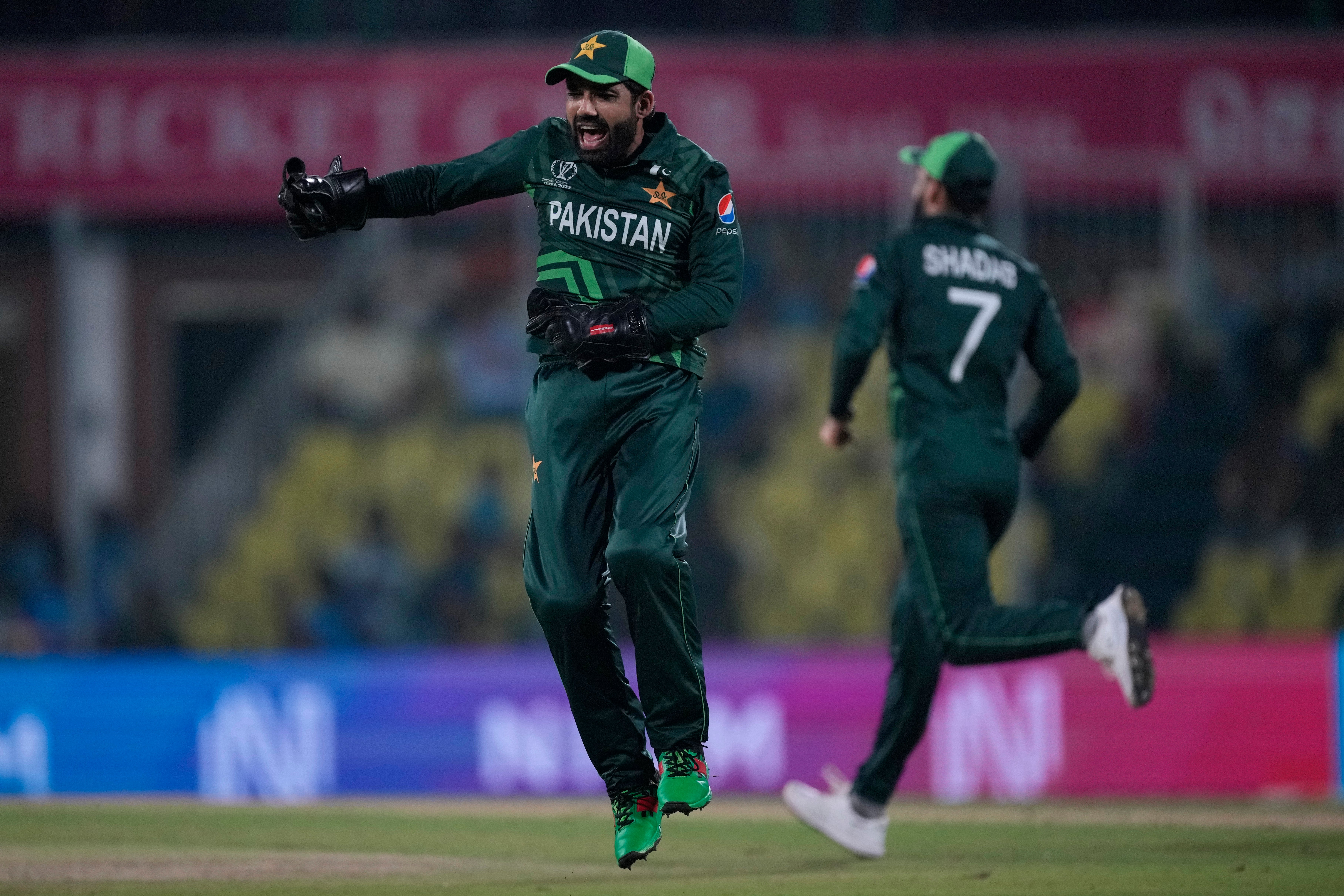 Mohammad Rizwan emulated Alex Carey’s action against Jonny Bairstow in Cricket World Cup