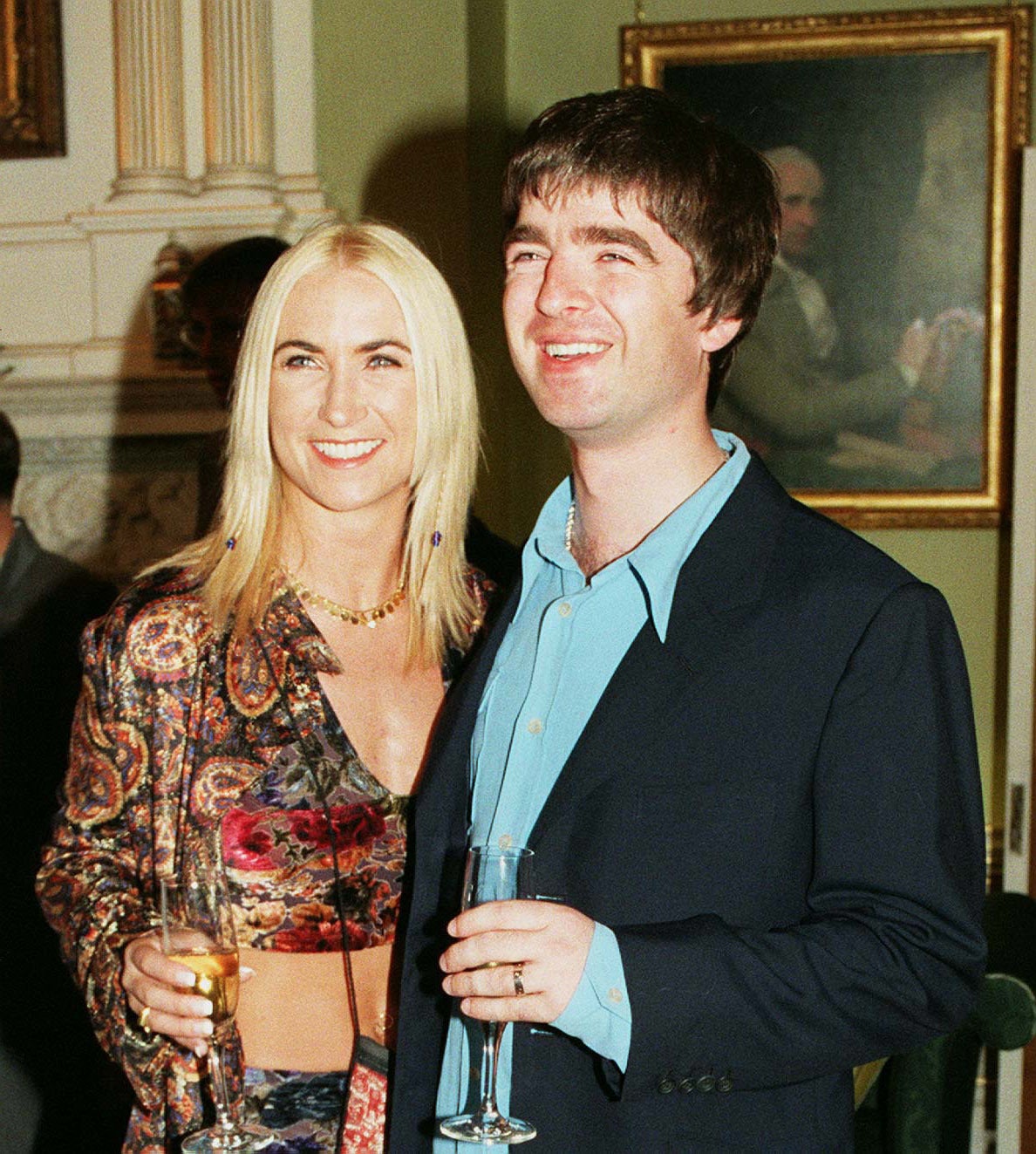 Noel Gallagher and Meg Mathews at Tony Blair’s No 10 ‘opening party’