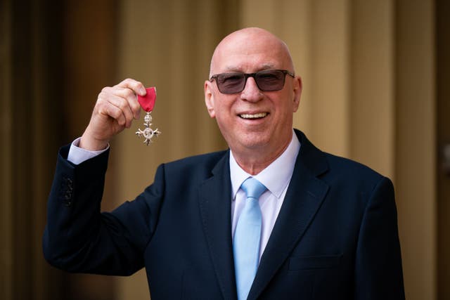 Broadcaster Ken Bruce was made a Member of the Order of the British Empire at Buckingham Palace (Victoria Jones/PA)