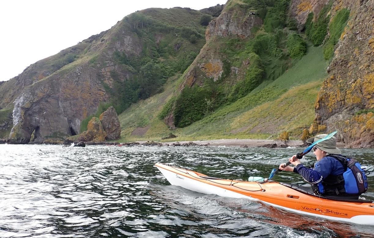 The canoe group was heartbroken to see the same sheep still stranded two years later