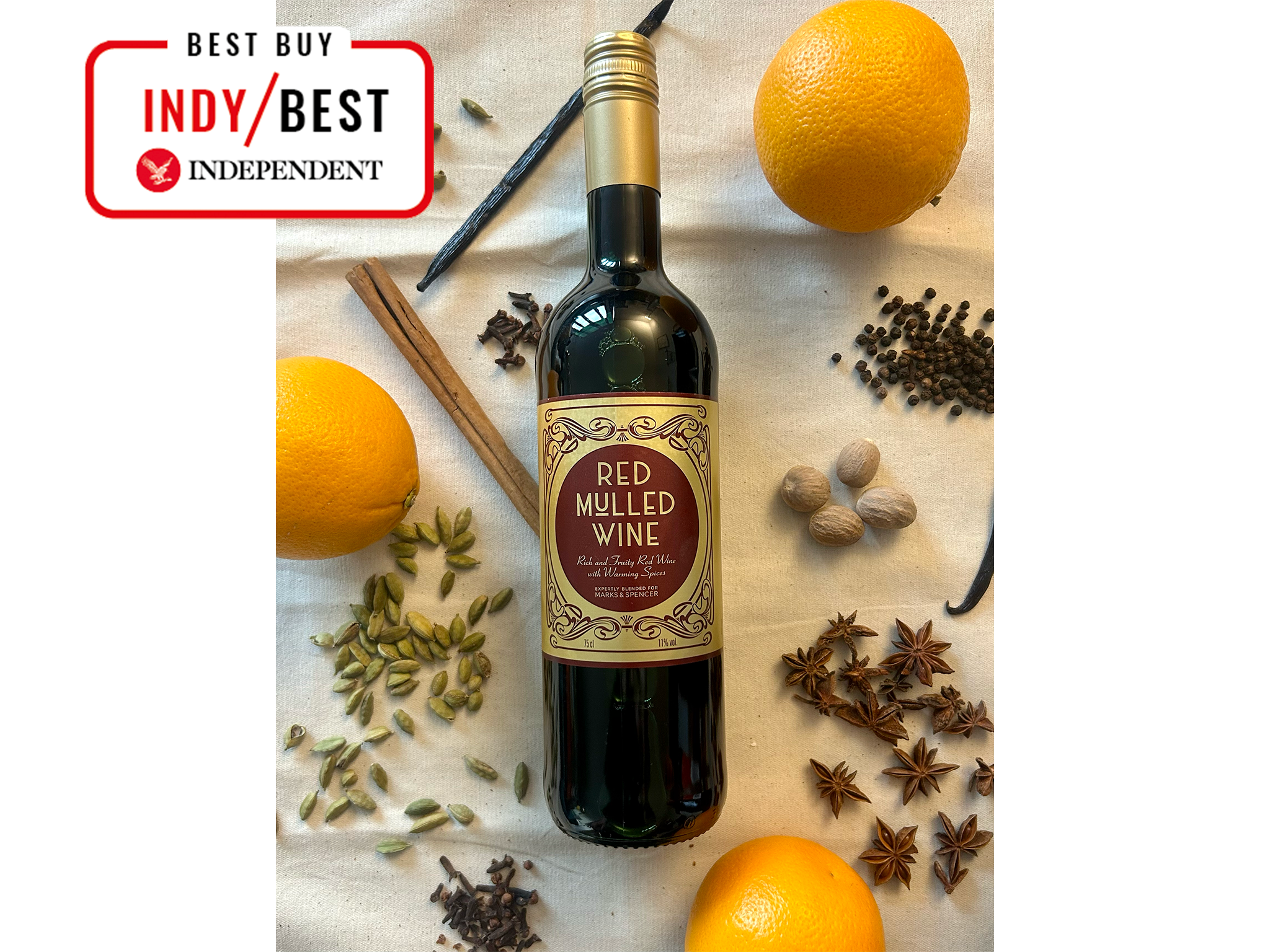 M&S red mulled wine