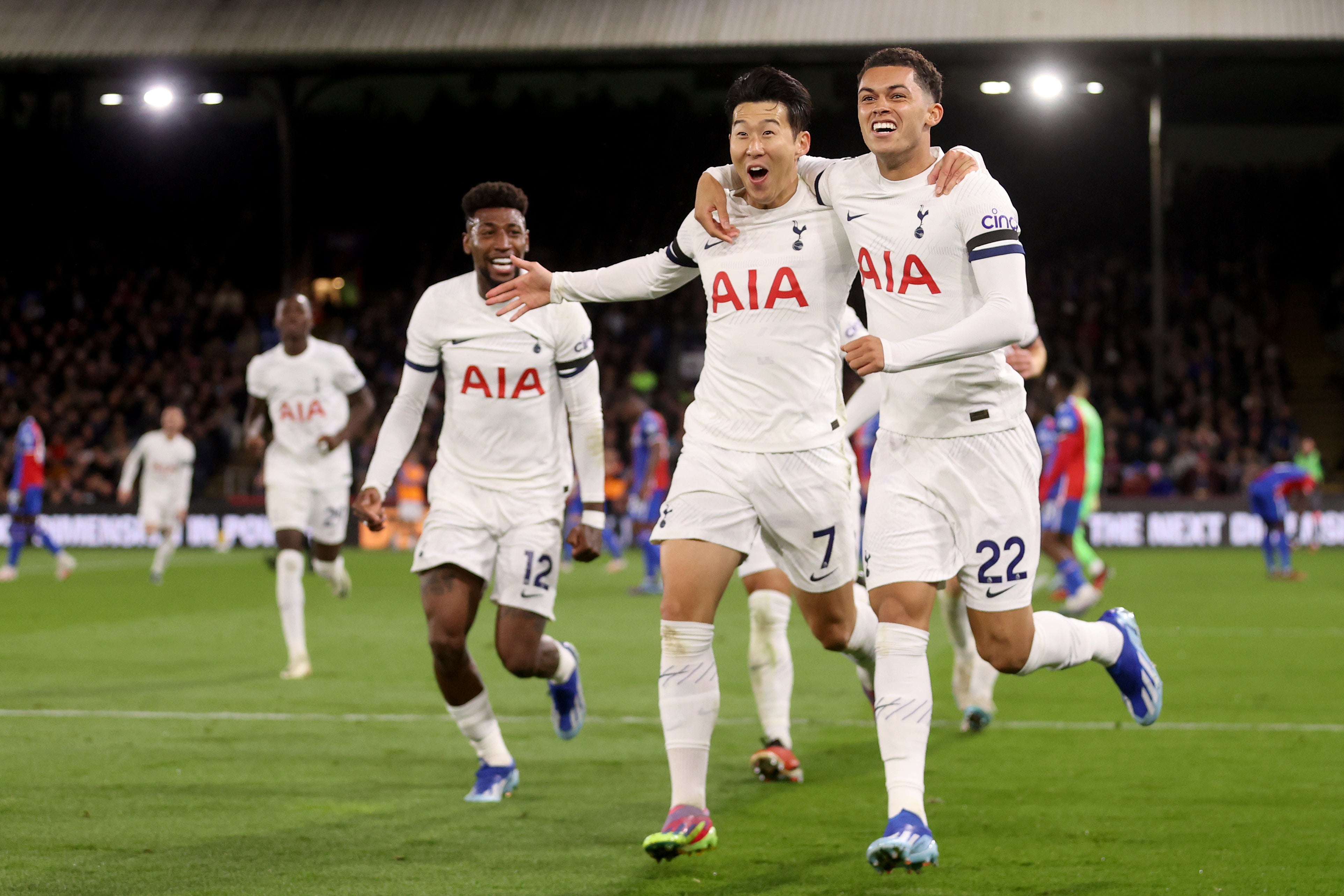 Son Heung-Min celebrates another great goal