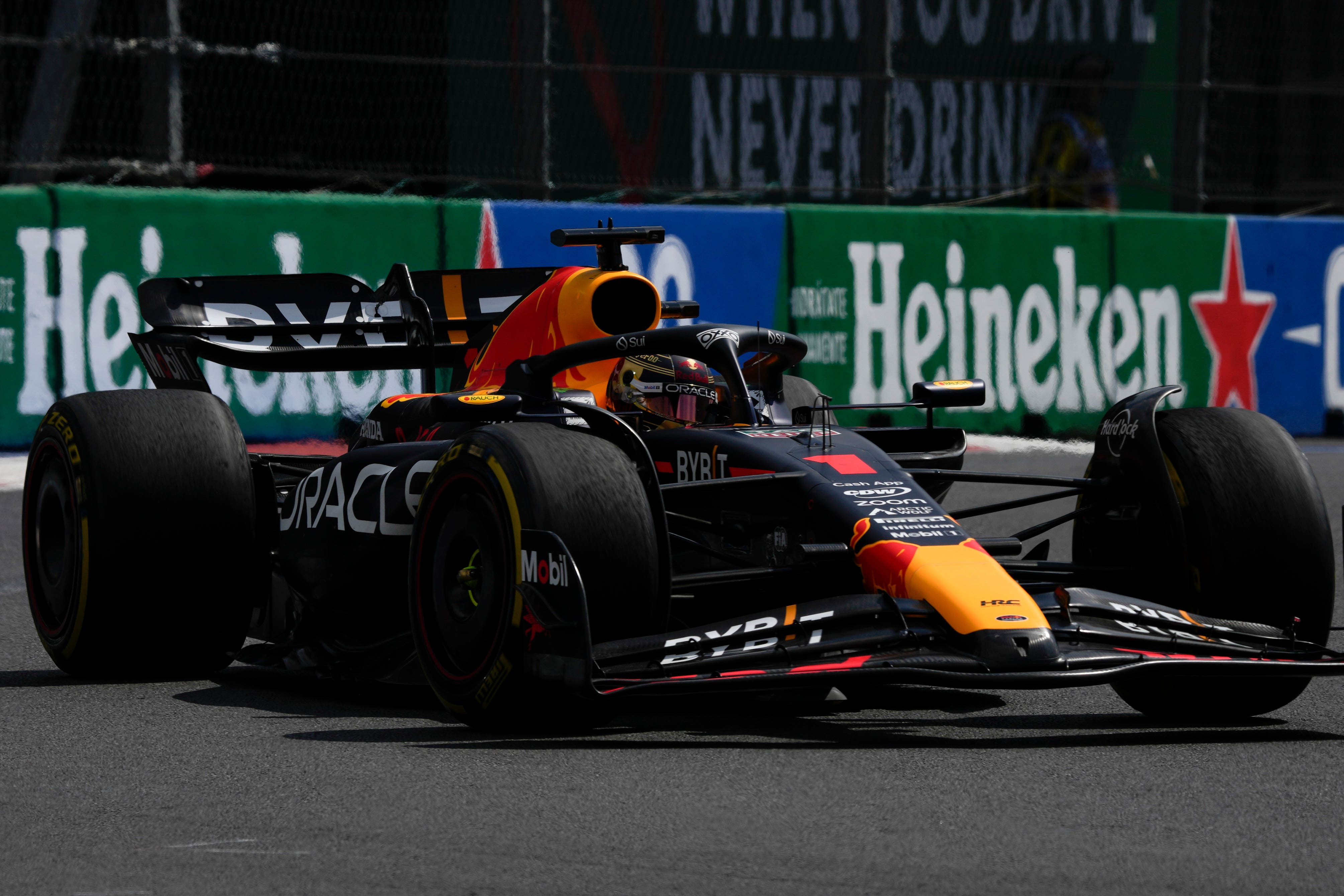 Max Verstappen finished fastest in practice (Fernando Llano/AP)