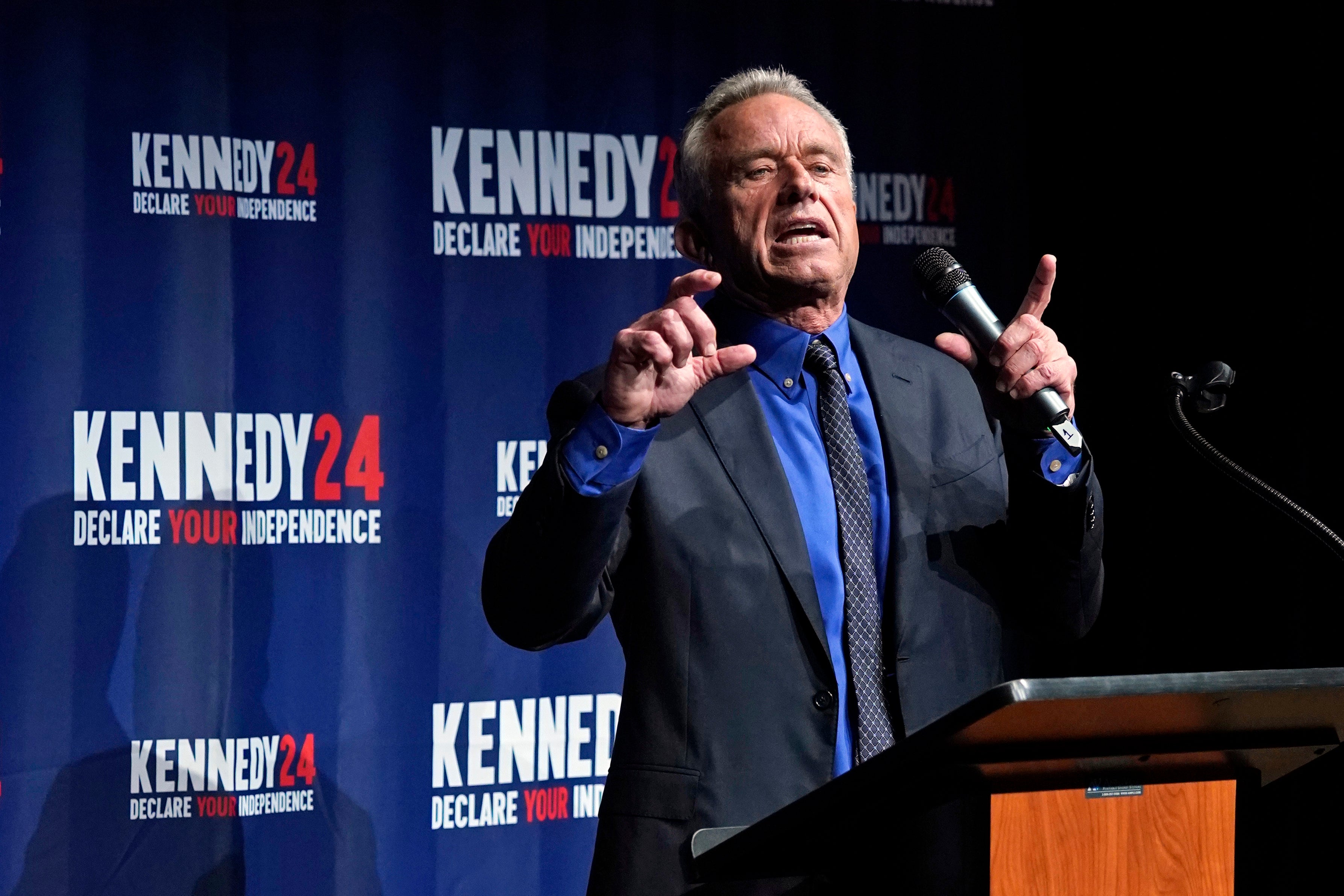 Robert F Kennedy Jr is running as an independent presidential candidate in 2024