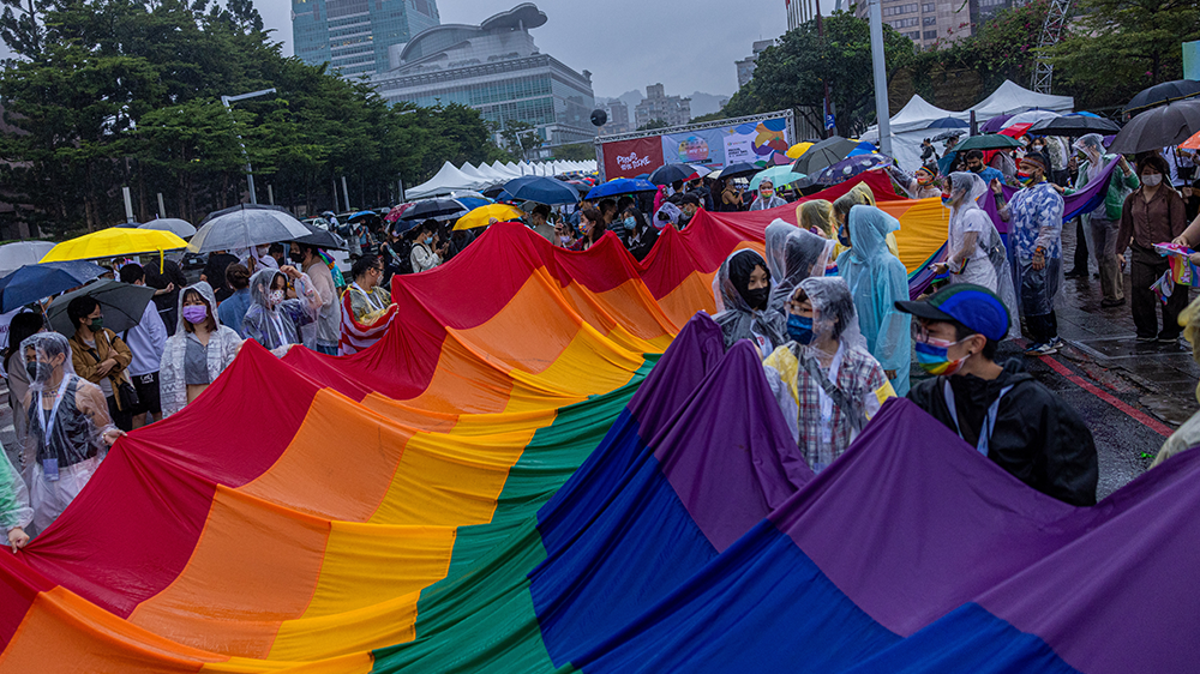 Watch live: Thousands participate in Taiwan’s annual Pride parade
