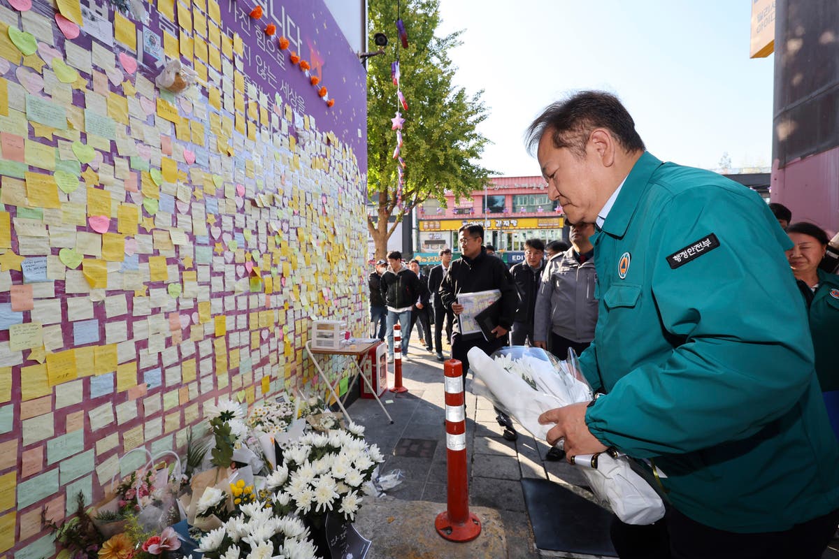 South Koreans hold subdued Halloween celebrations a year after party crush killed about 160 people