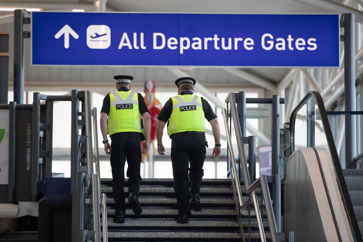 Dozens of flights delayed after car crash | The Independent