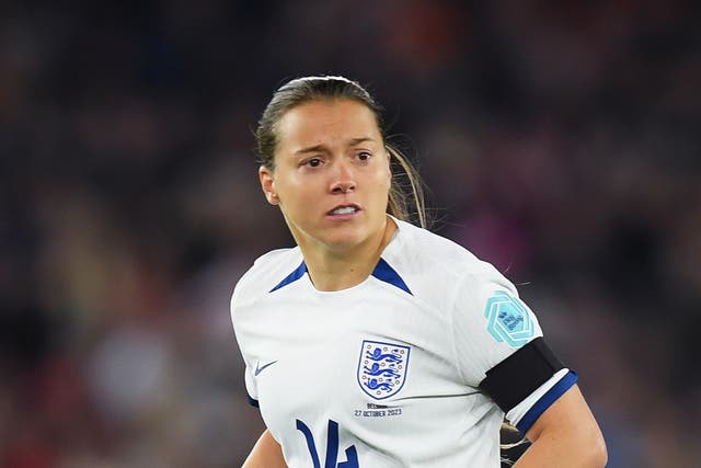 <p>Fran Kirby of England looks on during the UEFA Women's Nations League match</p>