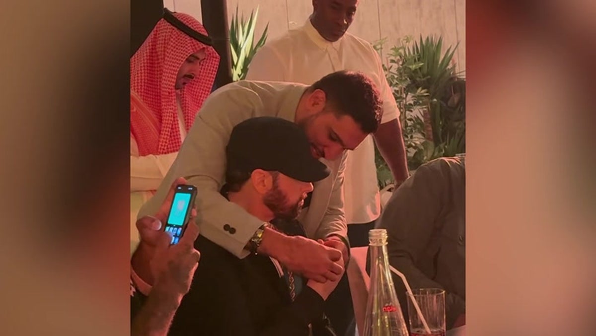 Amir Khan gifts Eminem luxury watch before clashing with fan over gesture