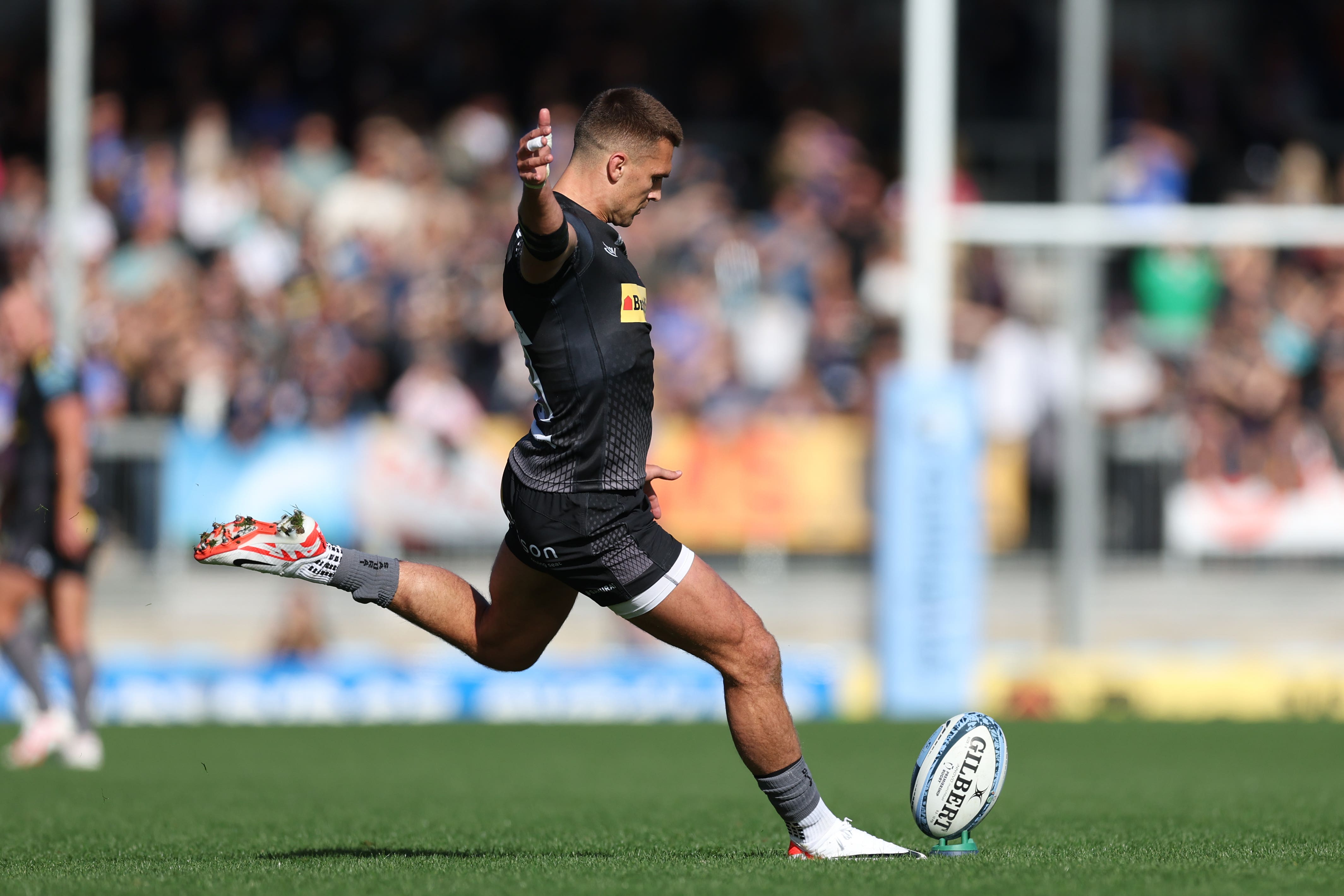 Henry Slade kicked 11 points in Exeter’s 43-0 victory over Sale (Steven Paston/PA)