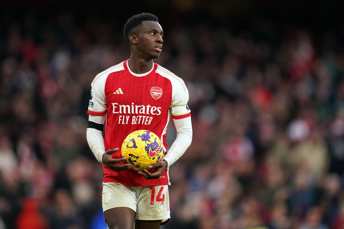 Arsenal’s Eddie Nketiah dedicates his first Premier League hat-trick to his aunt