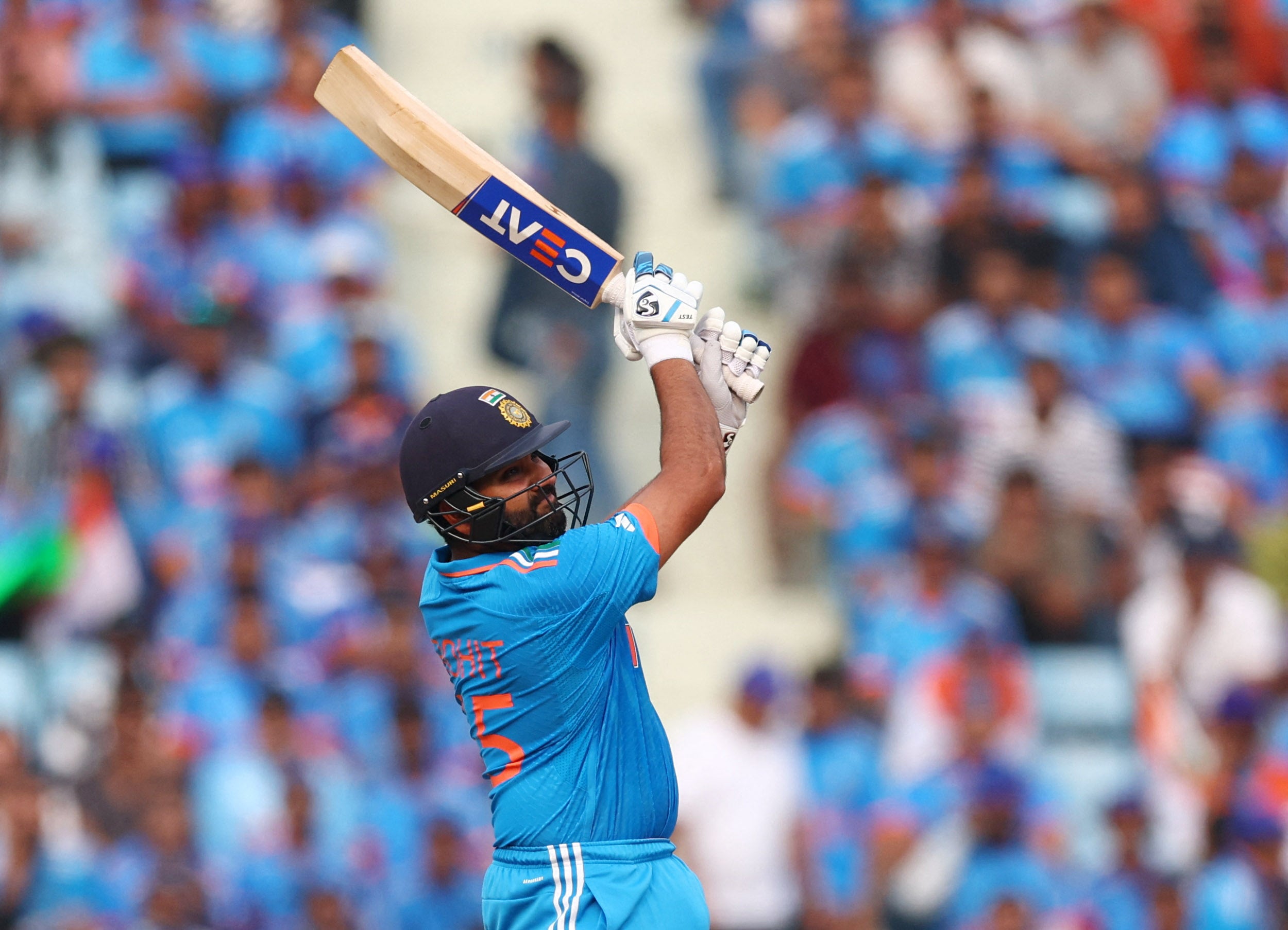 Rohit Sharma top-scored for India with 87