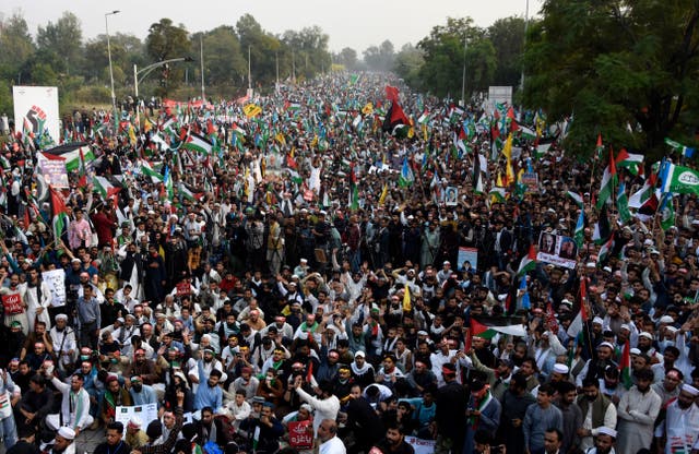 PAKISTÁN-PALESTINOS