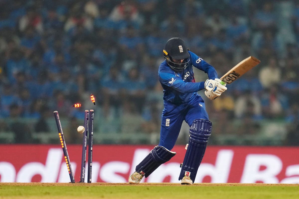 Sorry England slump to 100-run defeat against India to add to World Cup woes