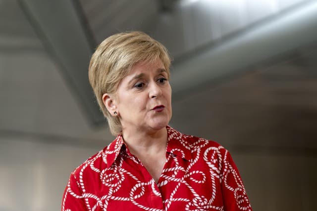 Nicola Sturgeon was first minister during the pandemic (Jane Barlow/PA)