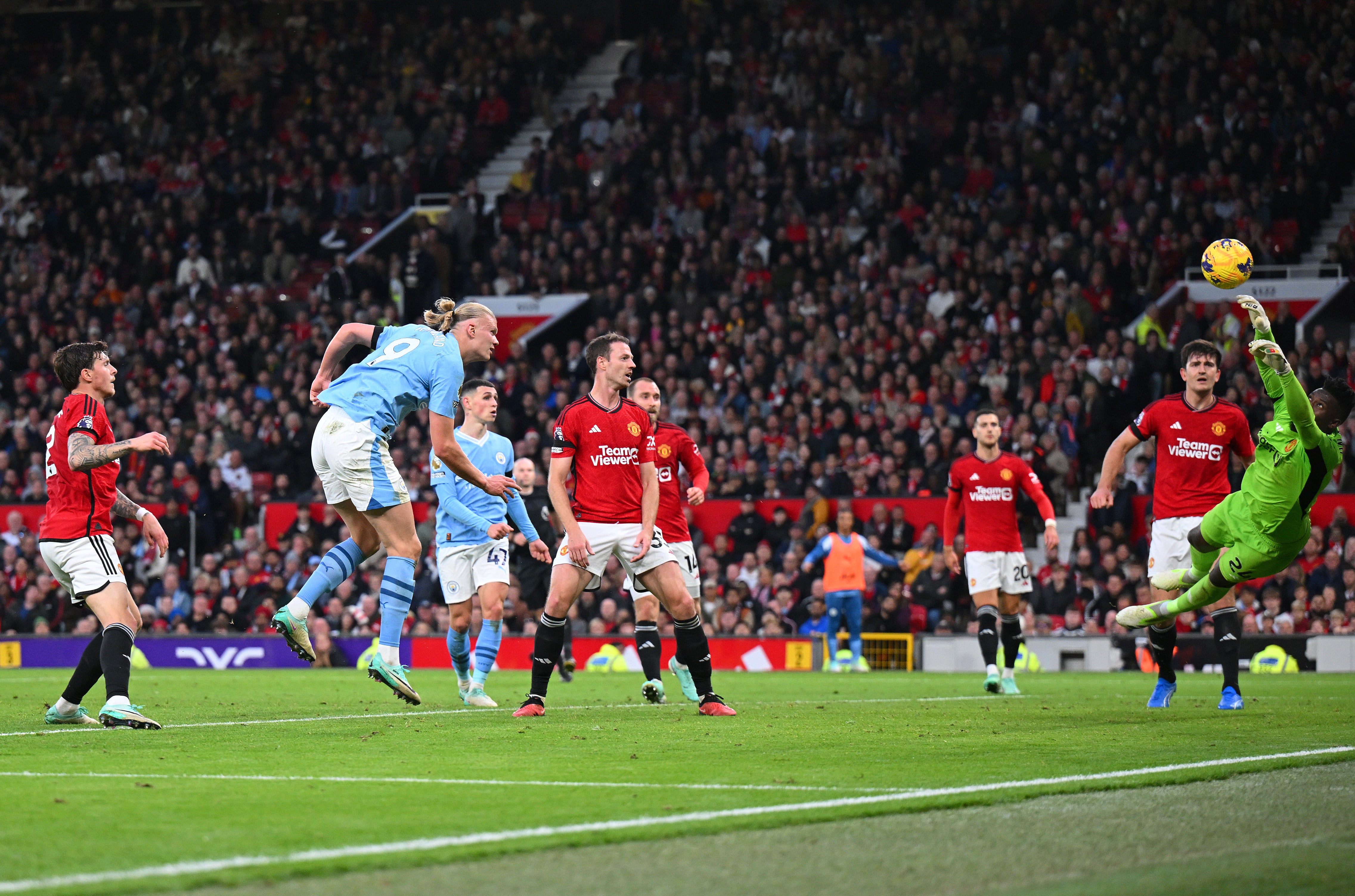 Manchester United v Man City LIVE: Premier League latest score and goal updates as Erling Haaland goal doubles lead | The Independent