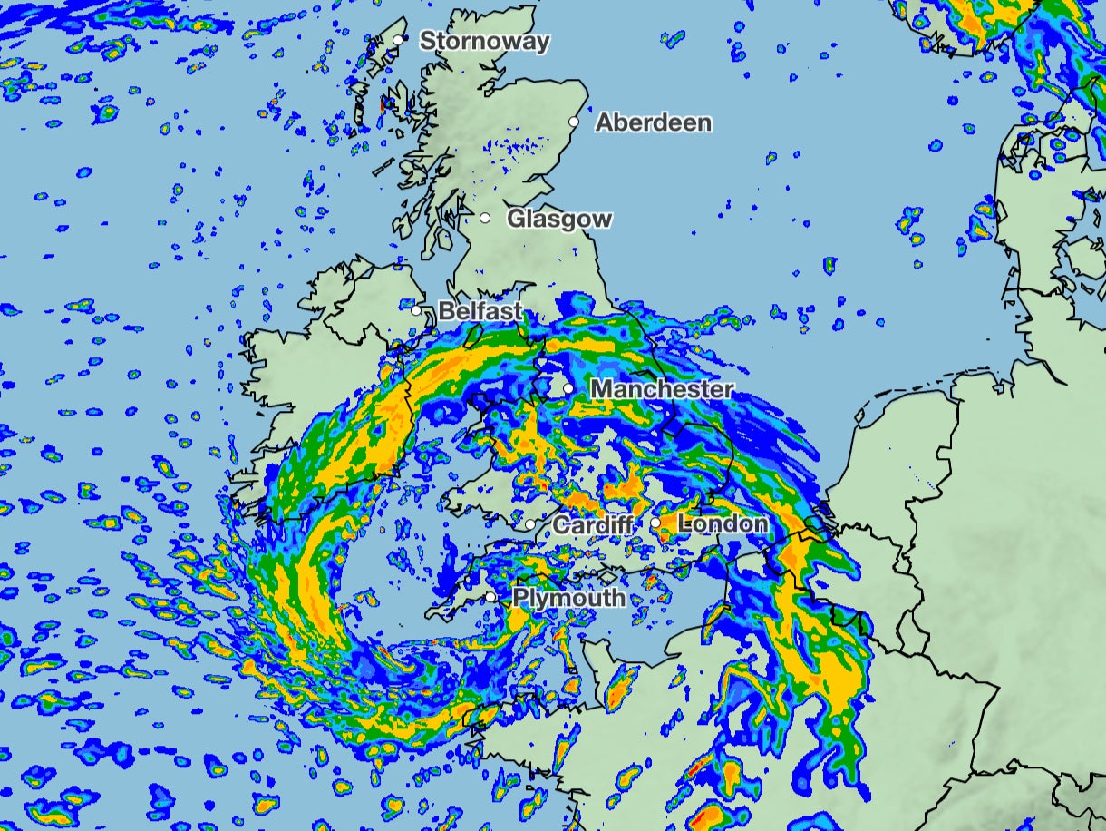 Amber and yellow weather warnings are in place for the week