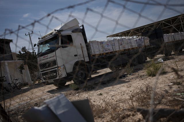 The crossing at Rafah between Gaza and Egypt is not yet open to foreign nationals (Fatima Shbair/AP)