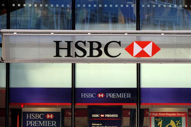 HSBC released its third-quarter earnings report (Ian Nicholson/PA)