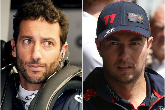 <p>Daniel Ricciardo is eyeing Sergio Perez’s Red Bull seat </p>