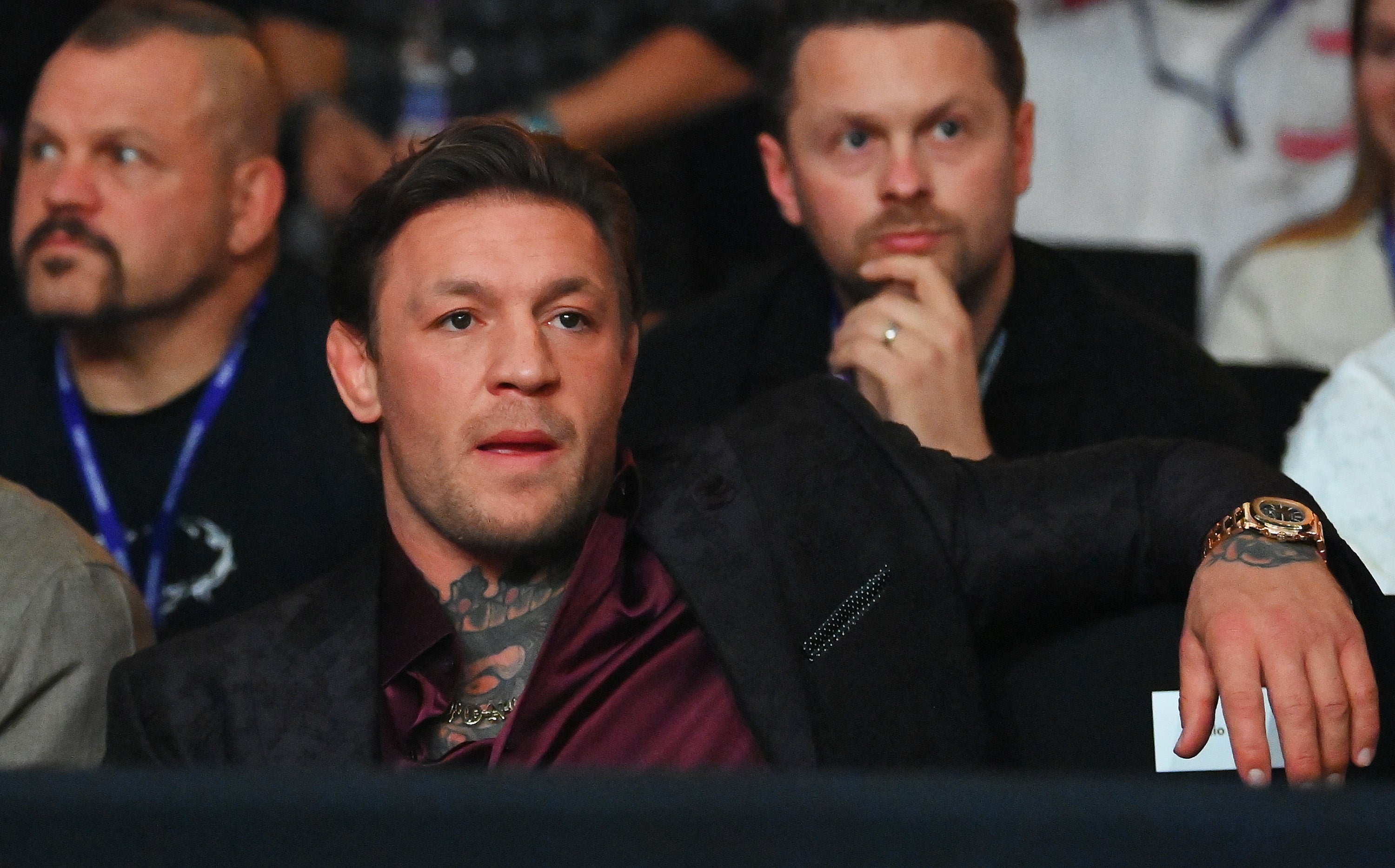Conor McGregor was ringside for Fury vs Ngannou