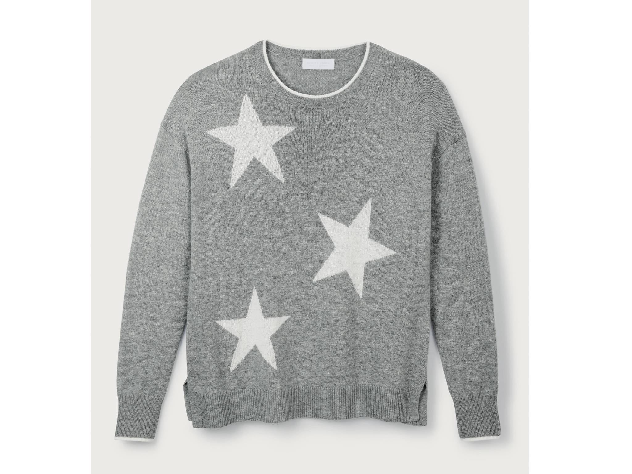 Star jumper with cashmere