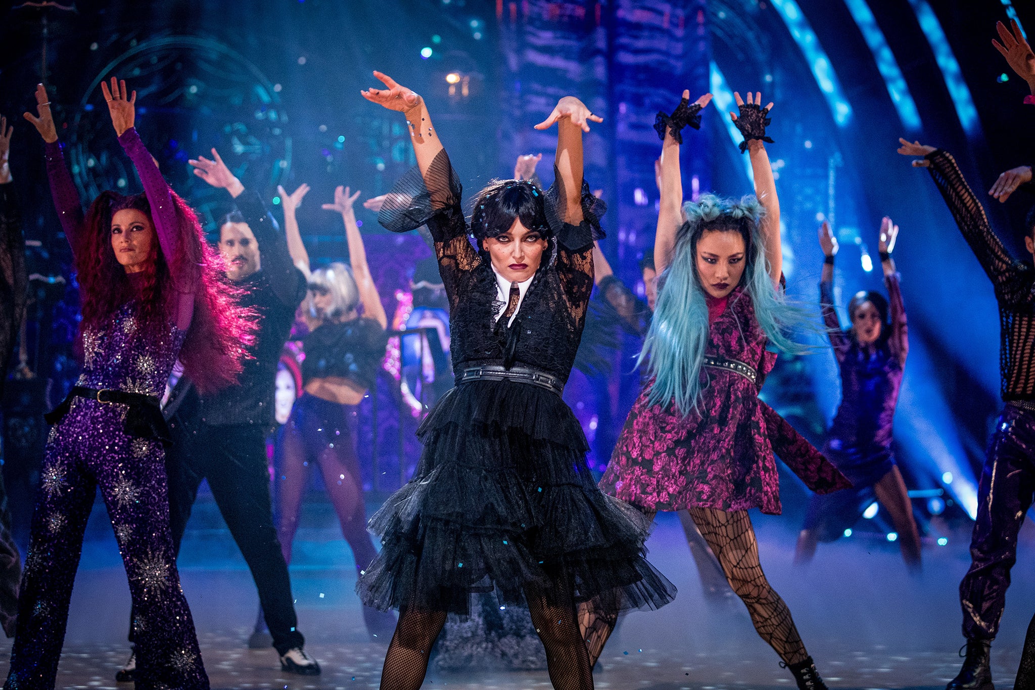Spooktacular: the ‘Strictly’ professional dancers get into the spirit of the Halloween Week special