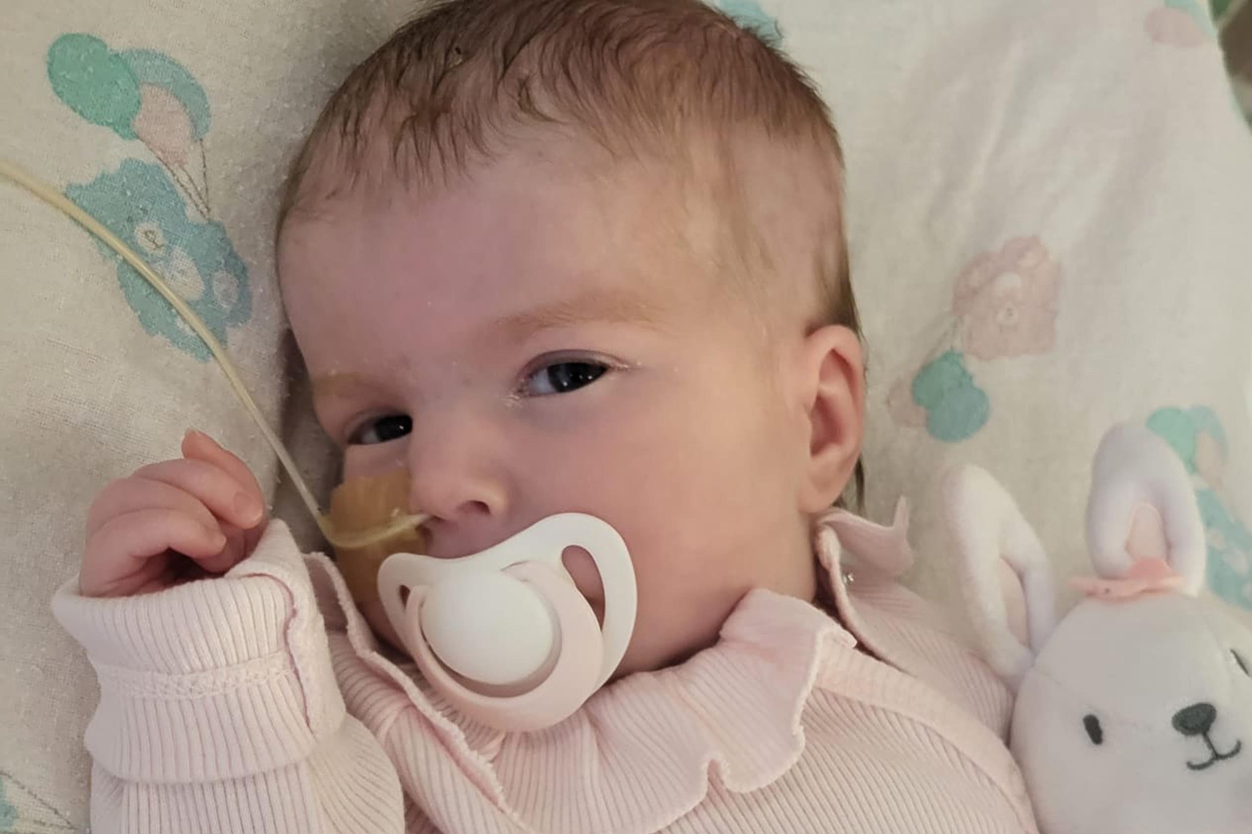 Eight-month-old Indi Gregory is being cared for at the Queen’s Medical Centre in Nottingham (Family Handout/GoFundMe/PA)