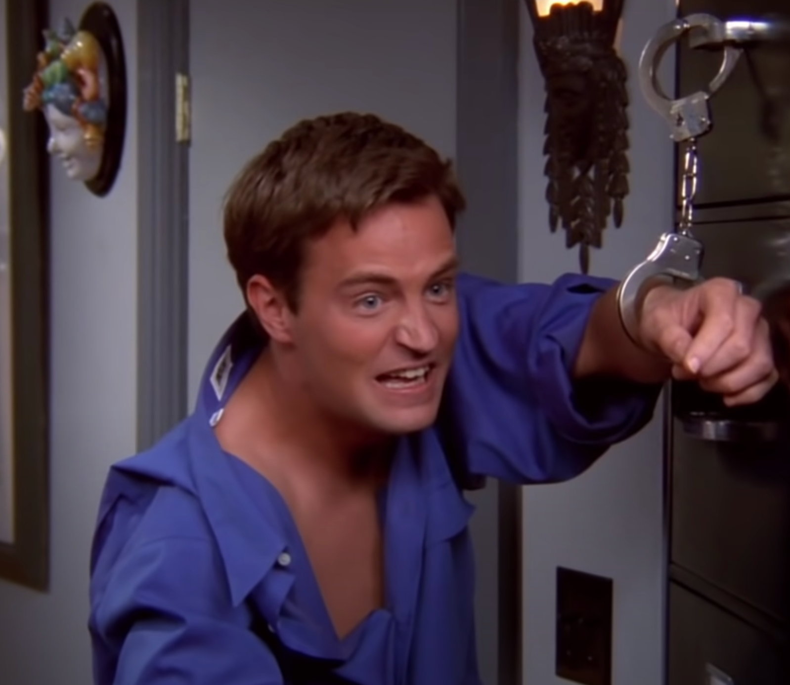 Matthew Perry as Chandler Bing in ‘Friends'